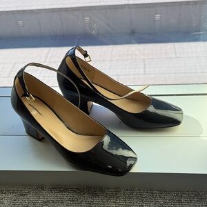 Dark Burgundy Patent Leather Women's Shoes